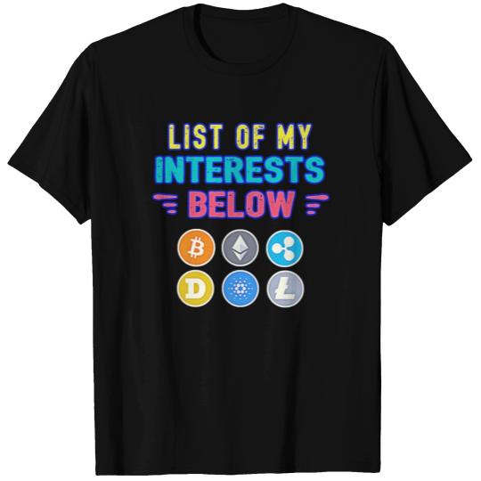 Bitcoin Crypto btc Trader Crypto bitcoin T-shirt
