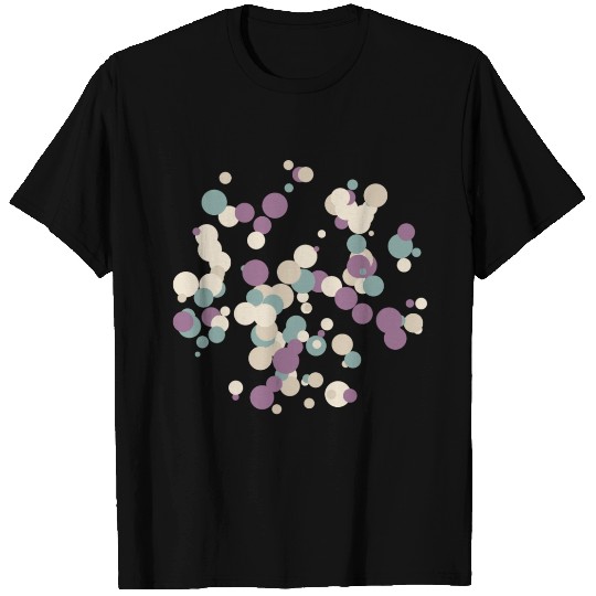abstract circles pattern T-shirt