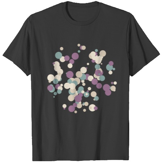 abstract circles pattern T-shirt