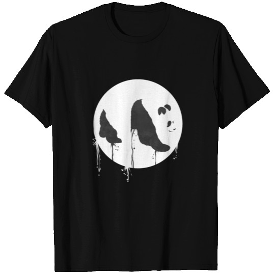 White Circle with Panda T-shirt