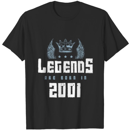 Discover 2001 legends born in T-shirt