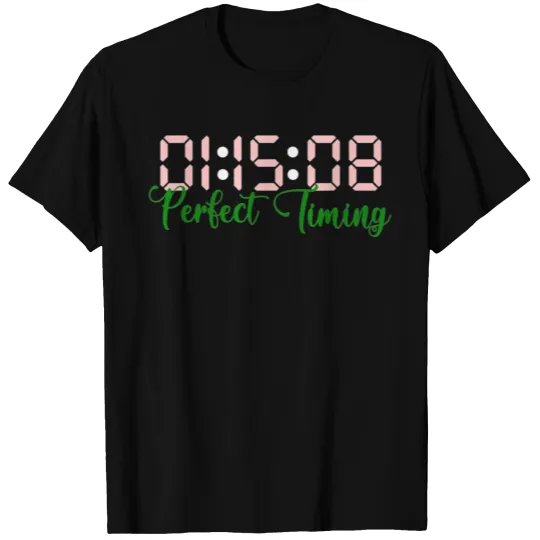 Perfect Timing AKA Founders Day J15 Funny Black T-shirt