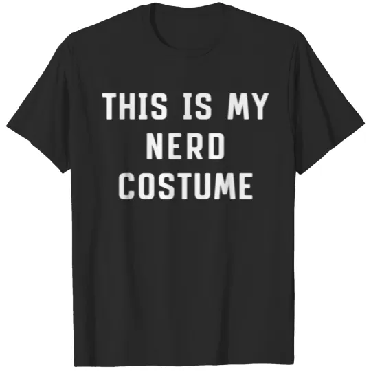 Discover This Is My Nerd Costume Halloween Geek Lazy Easy T-shirt