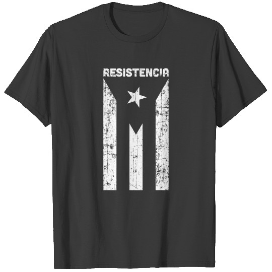Puerto Rico Resiste Boricua Flag Se Levanta T-shirt