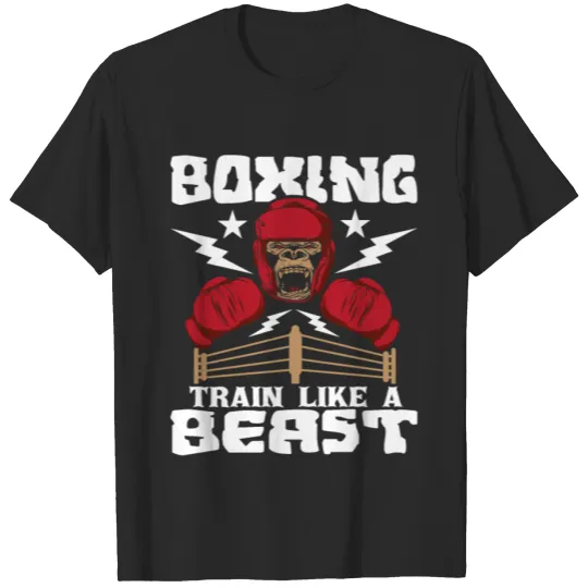 Discover Boxing Train Like A Beast Kickboxing Kickboxer T-shirt