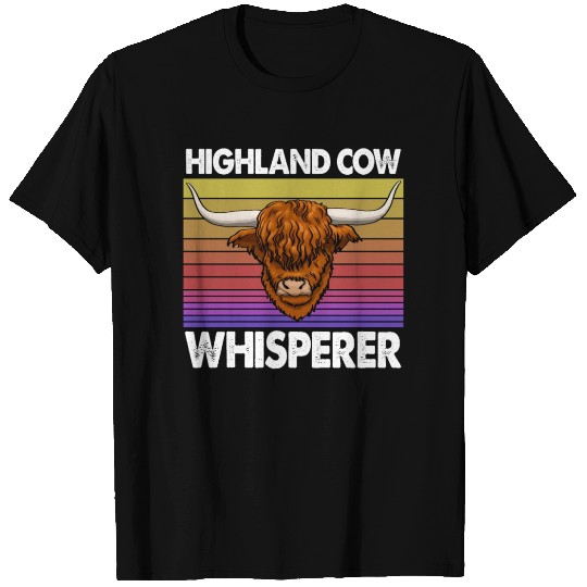 Highland Cow Whisperer T-shirt