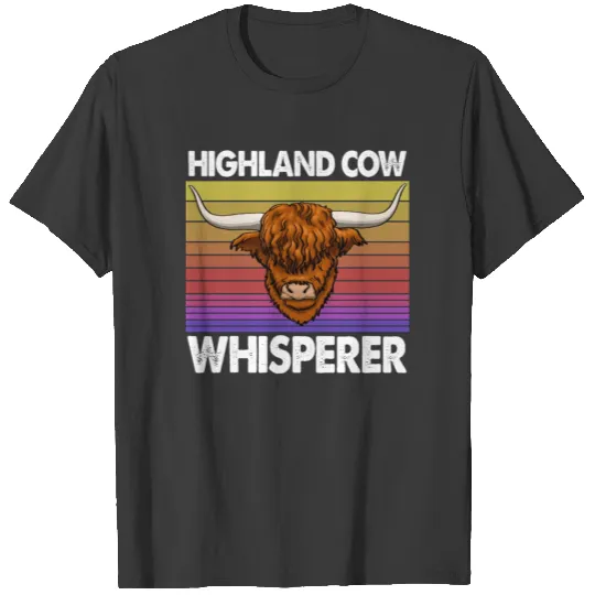 Highland Cow Whisperer T-shirt