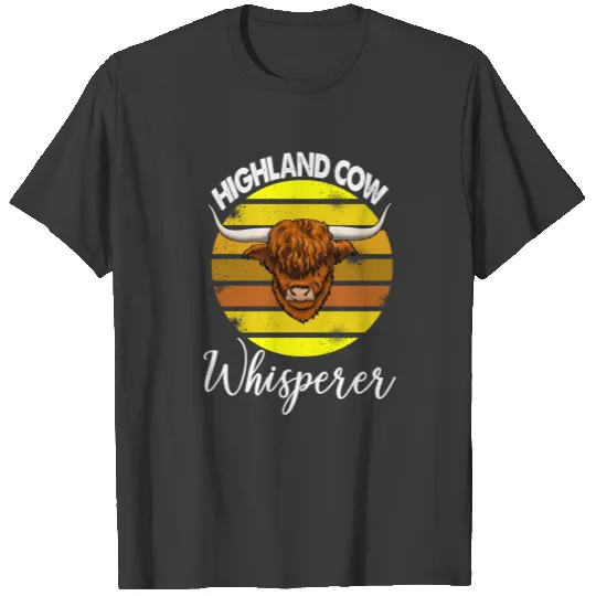 Highland Cow Whisperer T-shirt