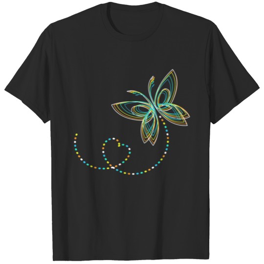 Abstract Butterfly Beautiful Colorful Biology Inse T-shirt