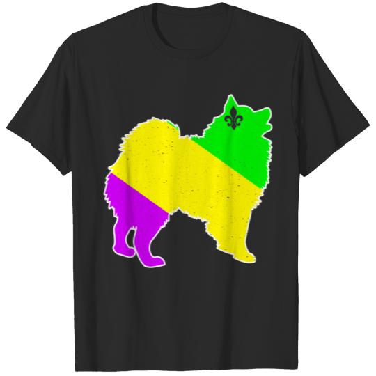 Discover Mardi Gras American Eskimo Dog Funny Puppy Dog T-shirt