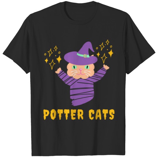 Discover Potter Cats Cute Harry Pawter Kitten gift T-shirt