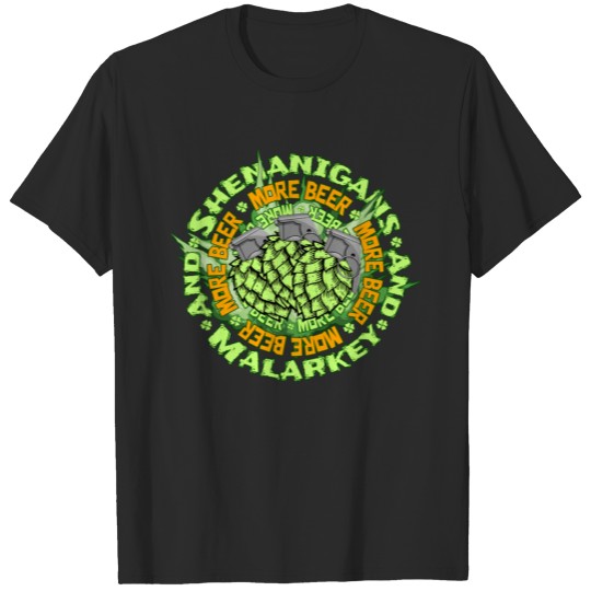 Discover Shenanigans and Malarkey St. Patrick's Day Beer T-shirt