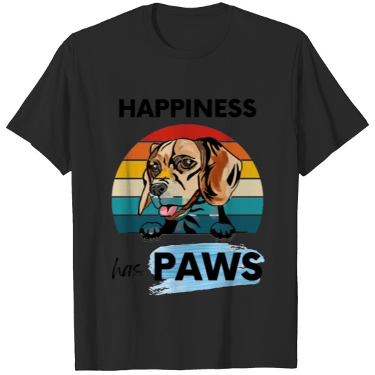 Discover happiness has paws T-shirt