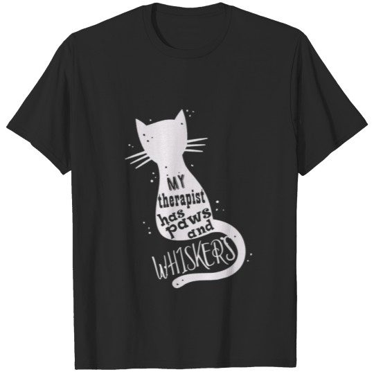 Discover Cute Cat Whiskers Funny Gift For Animal Lovers and T-shirt
