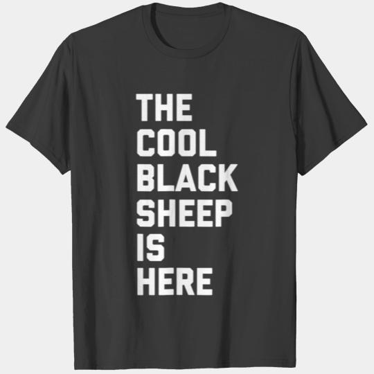 The Cool Black Sheep Is Here Funny Matching T-shirt