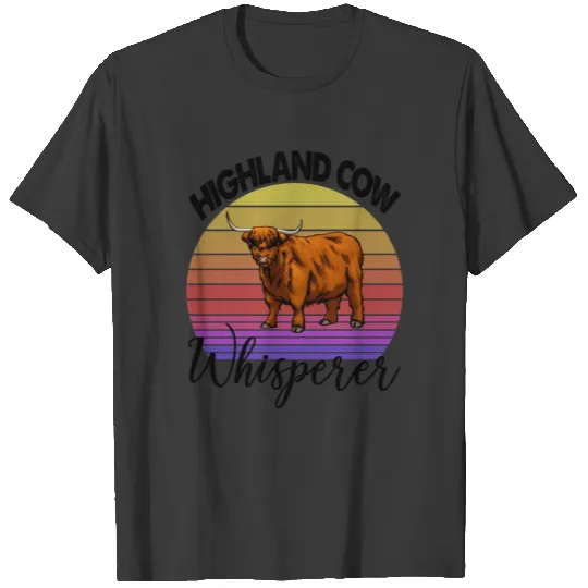 Highland Cow Whisperer T-shirt