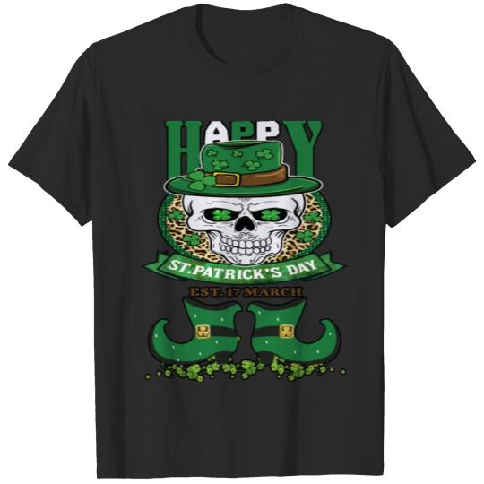 Discover St Patrick's Day 17 March 2022 Shamrock leprechaun T-shirt