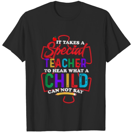 Discover It Takes A Special Teacher Autism Awareness T-shirt