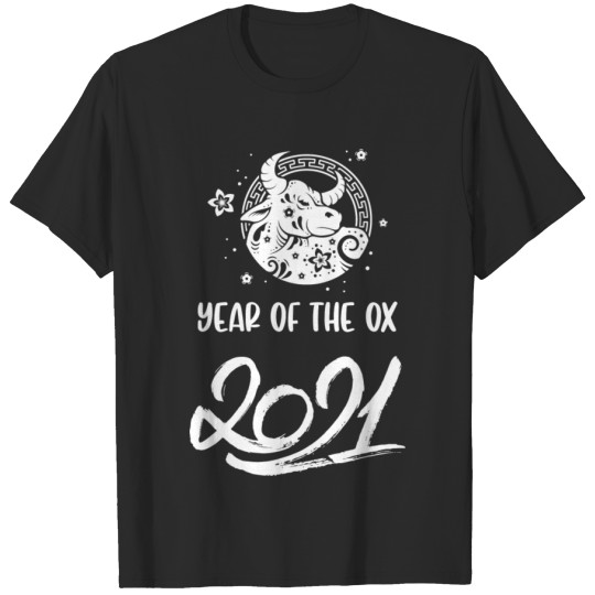Discover Year Of The Ox 2021 Happy Chinese Zodiac New Year T-shirt