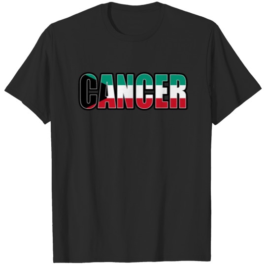 Discover Cancer Kuwaiti Horoscope Heritage DNA Flag T-shirt