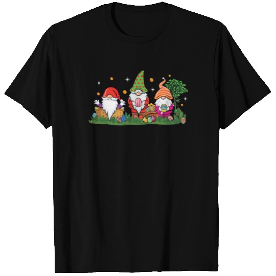 Cute Gnome Dwarf Elf Happy Easter Sunday 2022 T-shirt