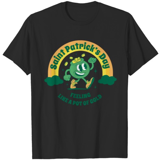 Discover Feeling like a pot of GoId - Patrick Day Gnomes T-shirt