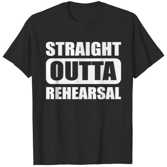 Discover Straight Outta Rehearsal Career Woman Gift T-shirt