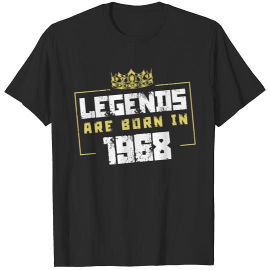 Discover 1968 legends born in T-shirt