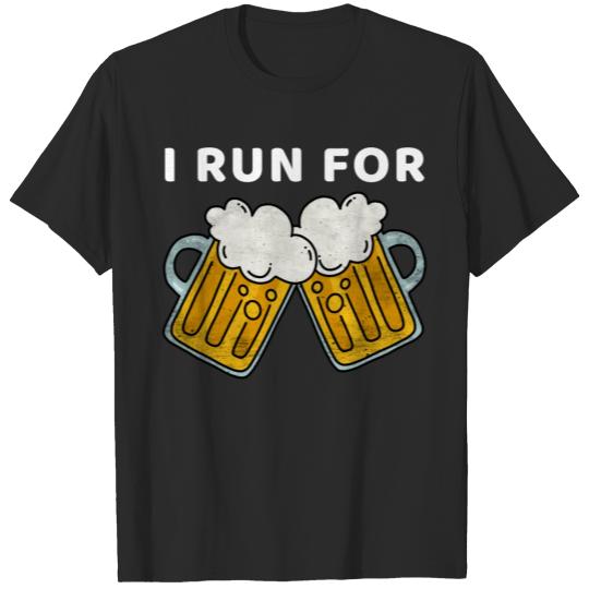 Discover I Run For Beer T-shirt