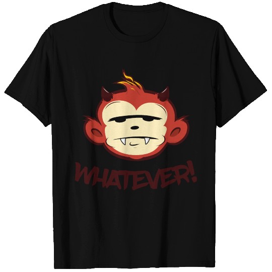 Devil Monkey Whatever T-shirt