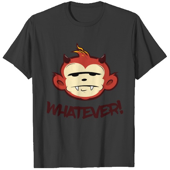 Devil Monkey Whatever T-shirt