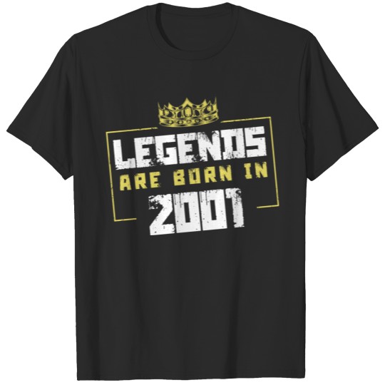 Discover 2001 legends born in T-shirt