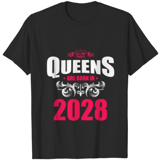 Discover Queens born in 2028 T-shirt