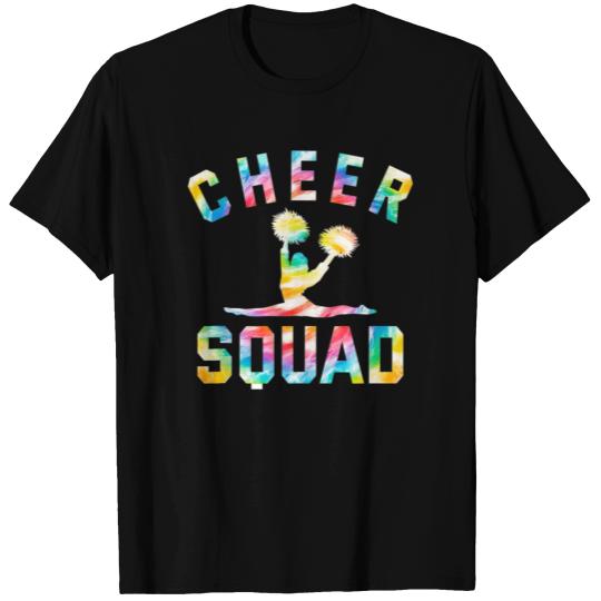 Cheer Squad Tie Dye Cheerleader Cheerleading Gift T-shirt