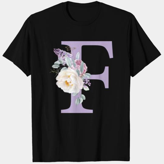 lavender F T-shirt