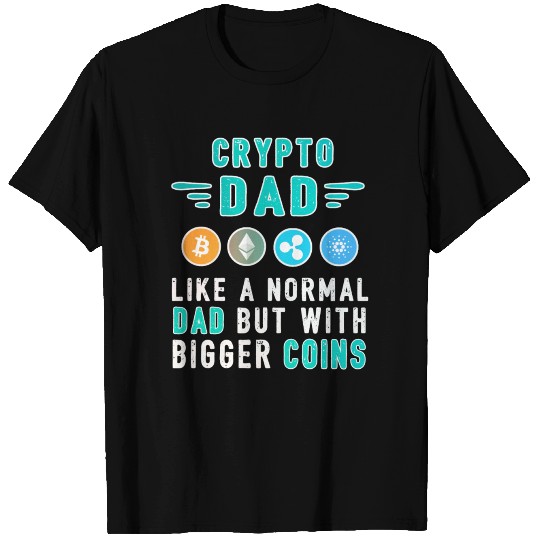 Bitcoin Crypto Father Dad Trader Crypto T-shirt