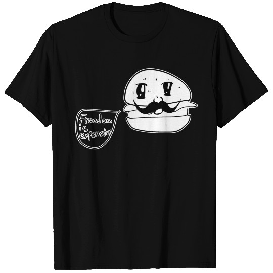 Burger money freedom T-shirt
