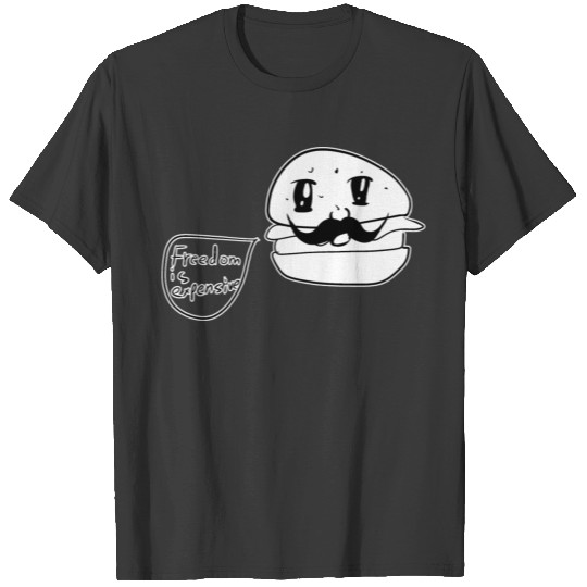 Burger money freedom T-shirt