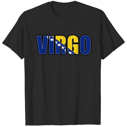 Discover Virgo Bosnian Horoscope Heritage DNA Flag T-shirt