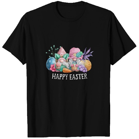 Cute Happy Easter Bunny Gnomes T-shirt