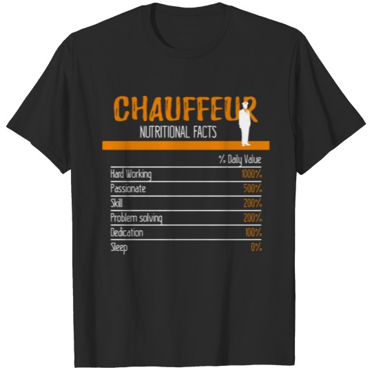 Discover Chauffeur Ingredients T-shirt