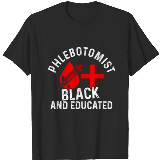 Discover Phlebotomist Mentoring Black Phlebotomy T-shirt