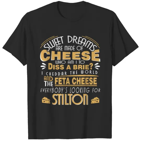 Discover Cheese Slice Humor Dairy Chef Cheese Lover T-shirt