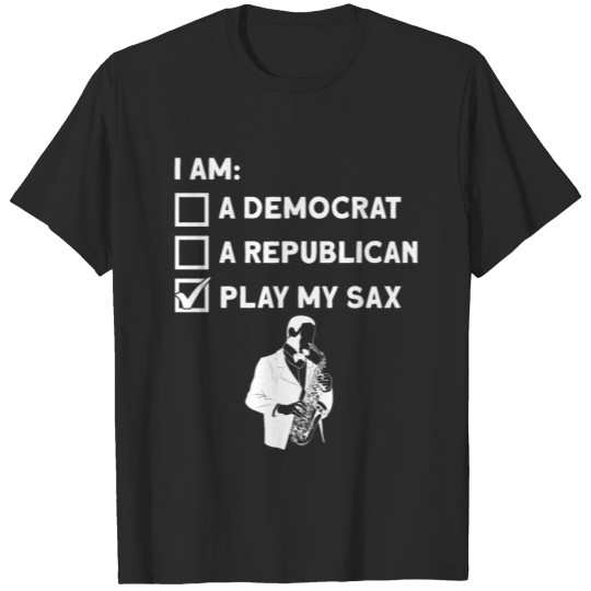 Discover Saxophone Saxophonist Sax Saxo T-shirt
