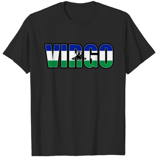 Discover Virgo Basotho Horoscope Heritage DNA Flag T-shirt
