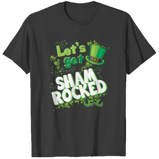 Let’s Get Shamrocked Funny Cute St Patrick's Day T-shirt