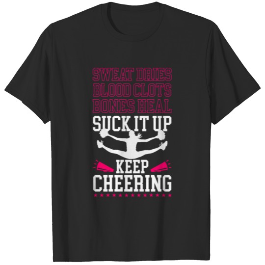 Discover Cheer Cheerleading Sweat Dries T-shirt