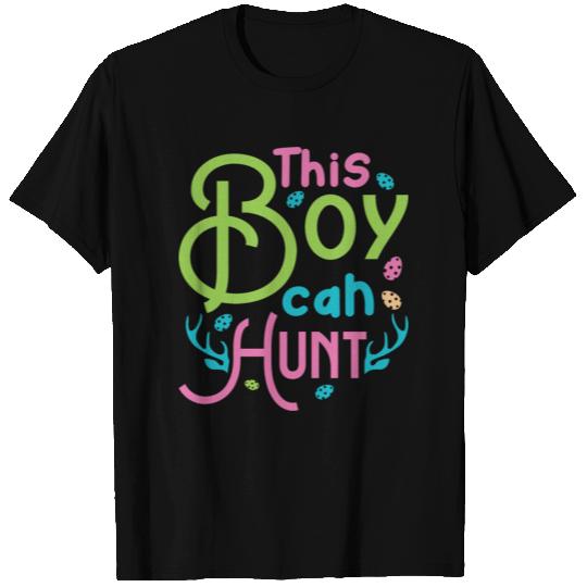 This boy Can Hunt Easter Gift T-shirt