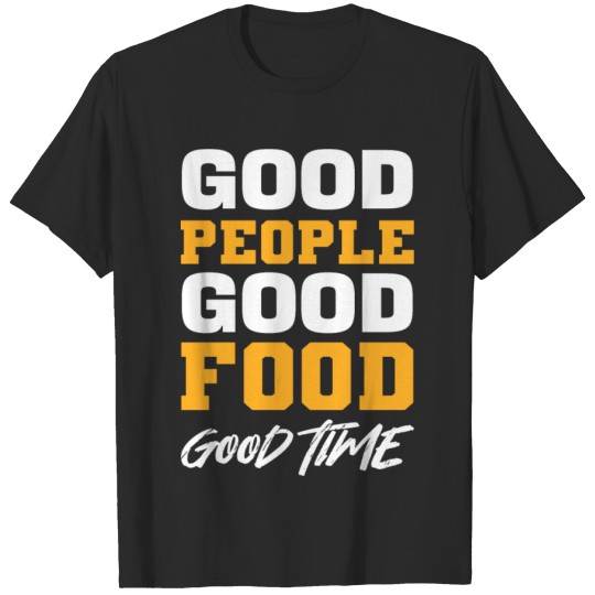Discover People Food Time Cheerful Person Gift T-shirt