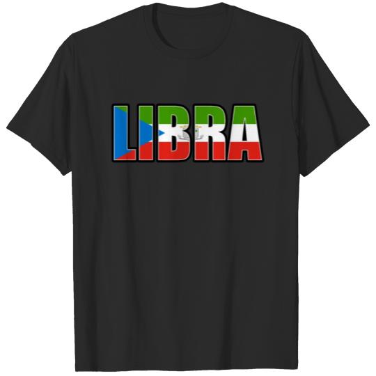 Discover Libra Equatorial Guinean Horoscope Heritage DNA Fl T-shirt